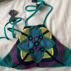 Isabella Rose crochet swim top